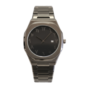 <h4>Black Aura Elegant Metallic Men's Watch<h4/>